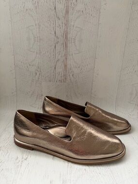Antonio Melani Champagne Metallic Loafer Size 8M Never Worn